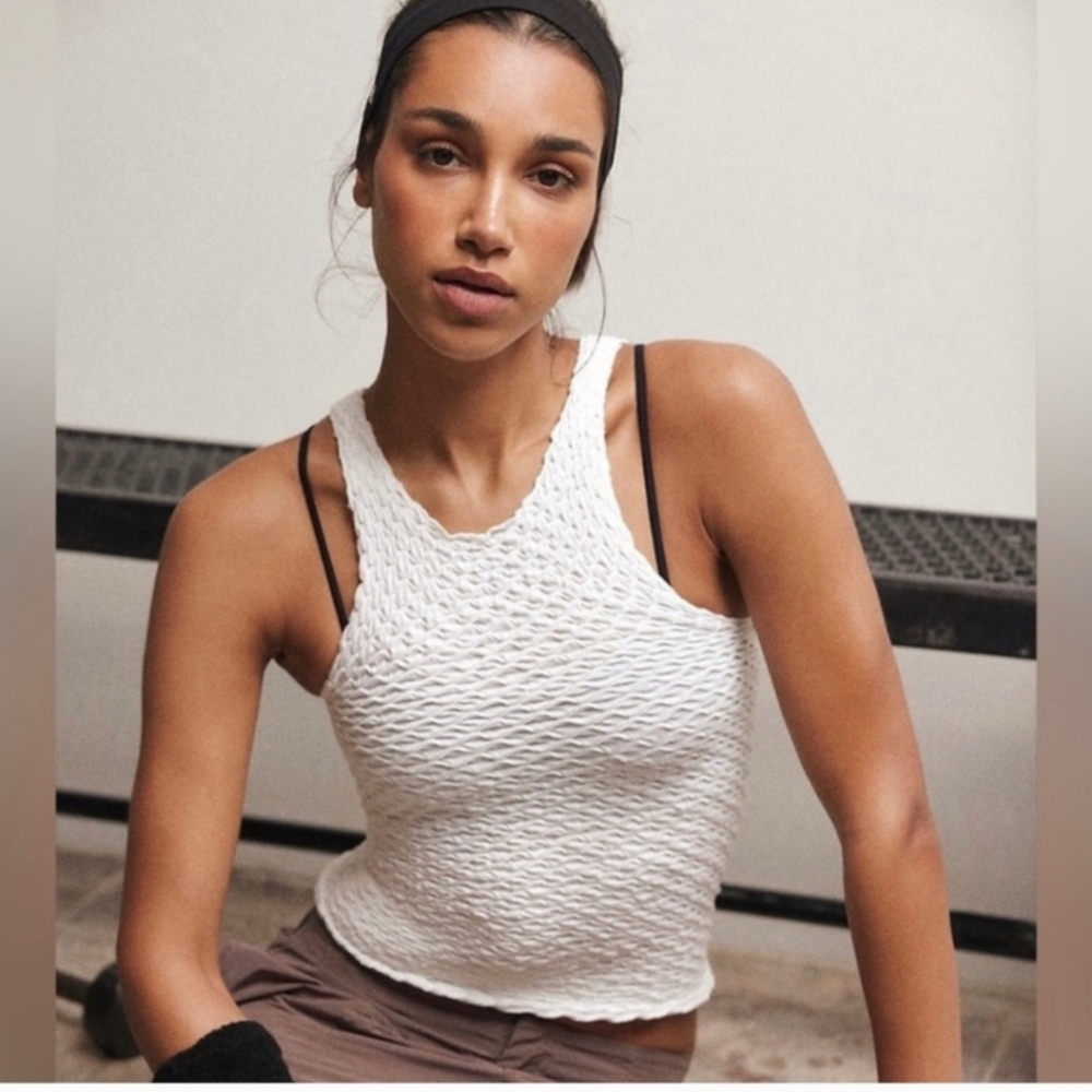 Free People Movement Nori Tank White NWT - Picture 1 of 3